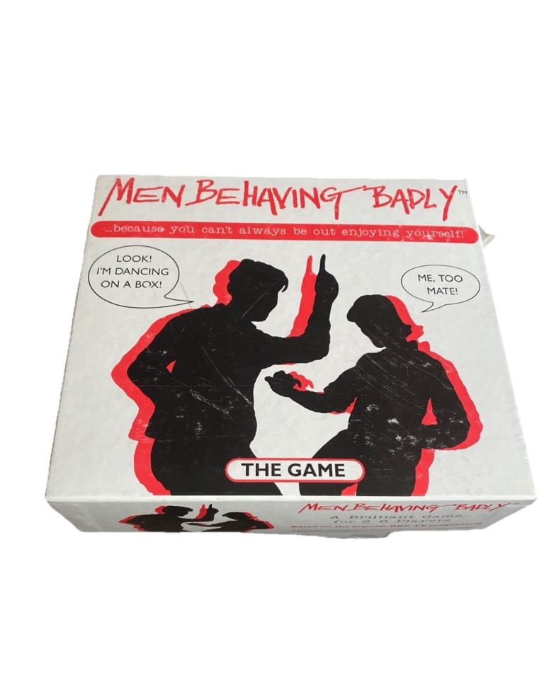 Men Behaving  Badly Board Game. Vintage from the Hit Serieis. Pre-owned 