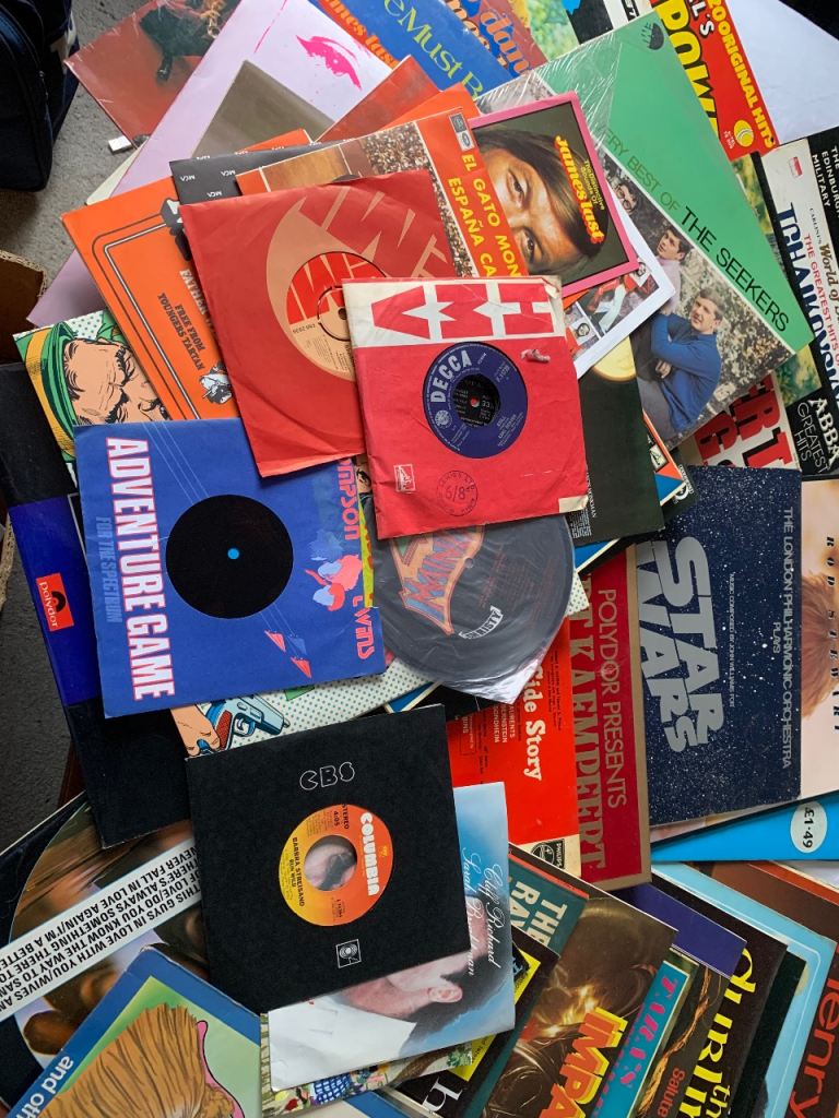 Job lot of original 70’s LPs 