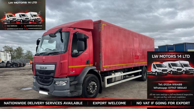 DAF TRUCKS LF220 18 TON BOX 2015 65 REG