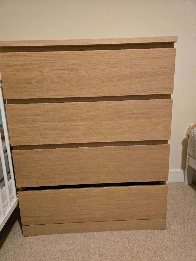 Ikea malm Chest of 4 Drawers 