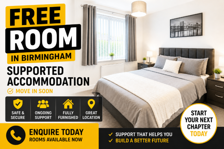 DSS/UC WELCOME – Room in Birmingham + £50 Welcome Gift Card