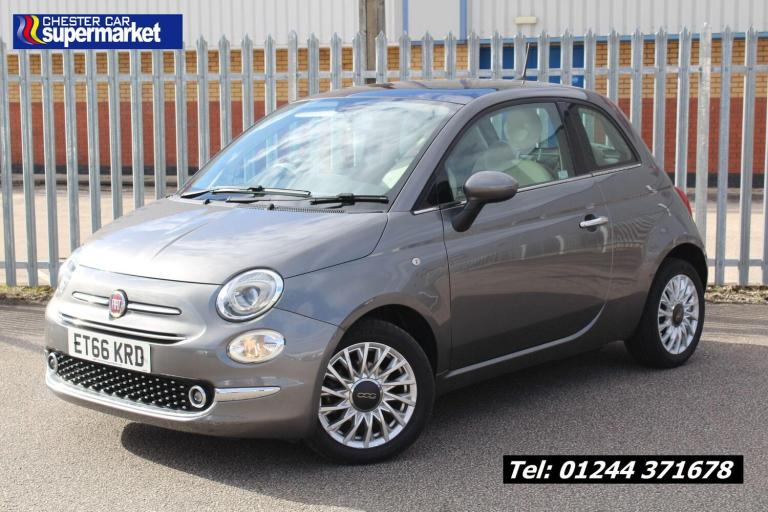 2017 Fiat 500 1.2 Lounge Dualogic Euro 6 (s/s) 3dr HATCHBACK Petrol Automatic