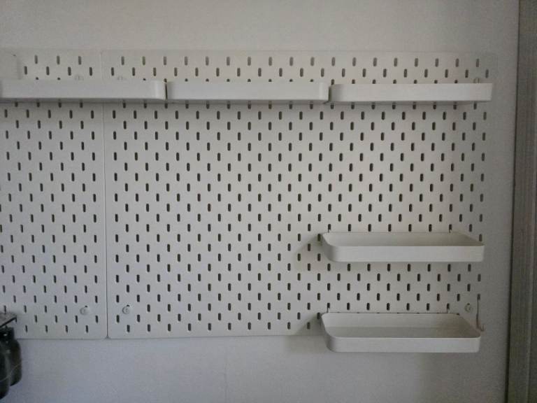IKEA SKÅDIS Pegboards + Huge Bundle of Accessories