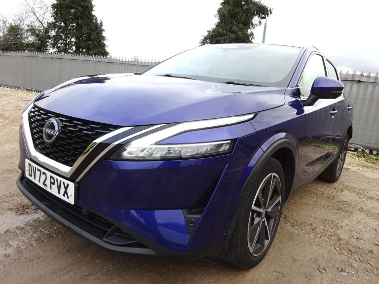 2022 72 REG NISSAN QASHQAI TEKNA DIG-T AUTO DAMAGED REPAIRABLE SALVAGE