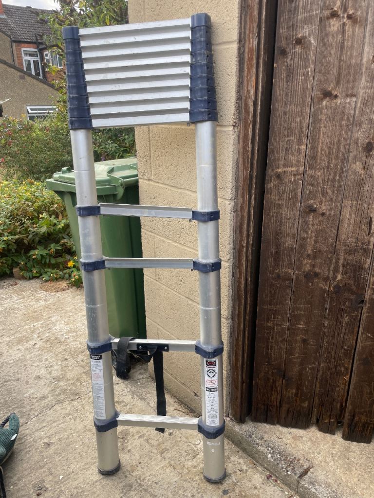 Telescope in extension ladders