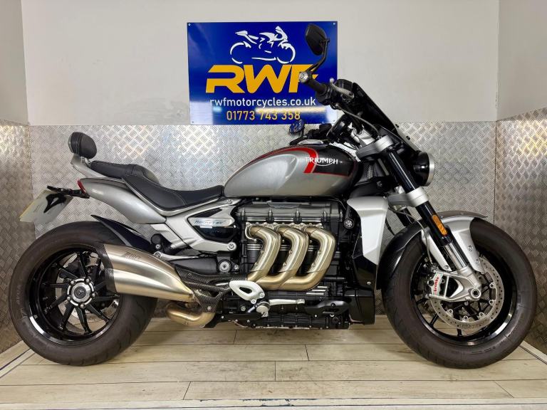 TRIUMPH ROCKET 3 GT, 2023, ONLY 3,404 MILES, FSH, SUPERB COND, LOTS OF EXTRAS