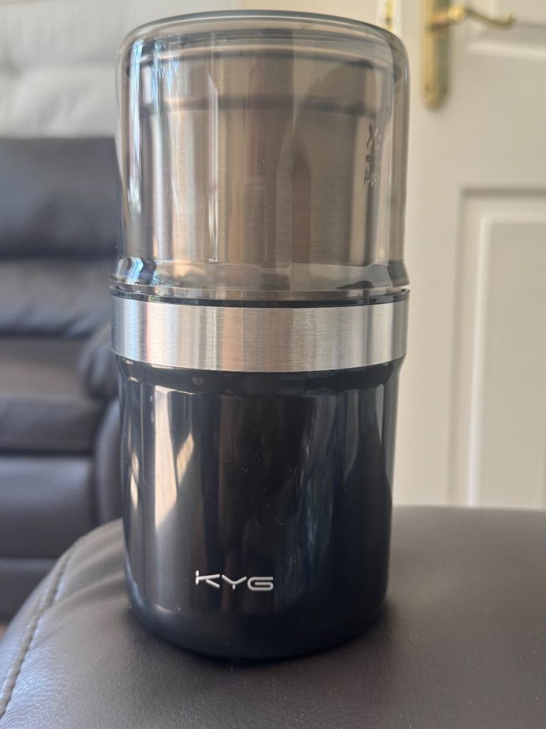 KYG H2006 Electric Coffee Grinder - NEW, Black
