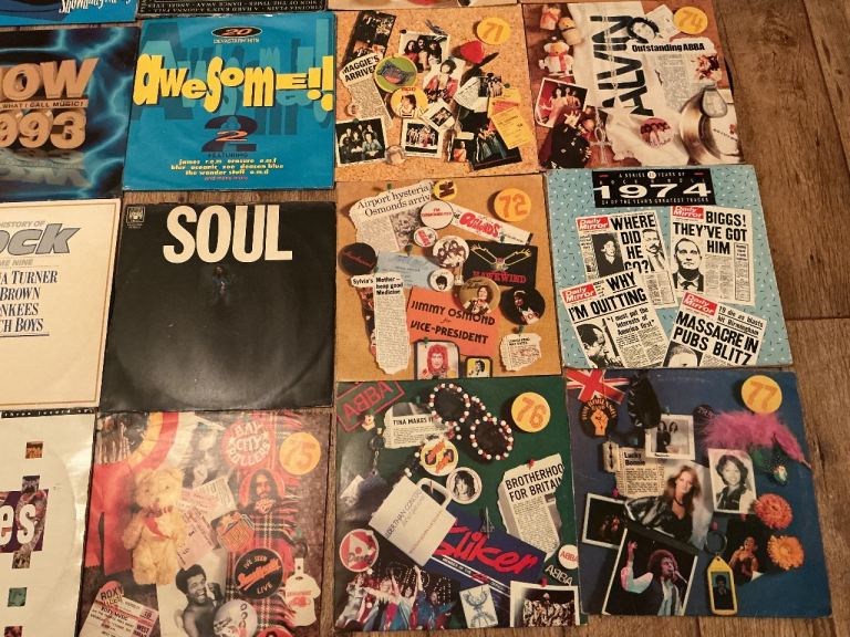 Vinyl album and 12” singles collection 