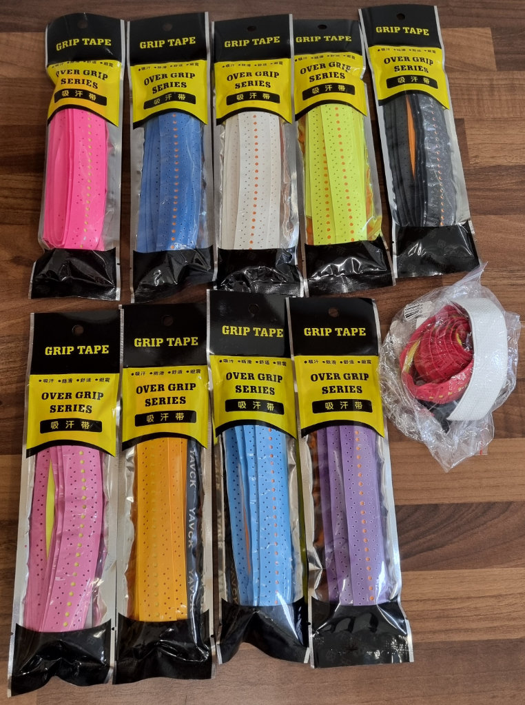 1 x NEW Racket Overgrip for Tennis, Badminton or Squash. £1.50 each. Racquet Over Grip Leeds LS2