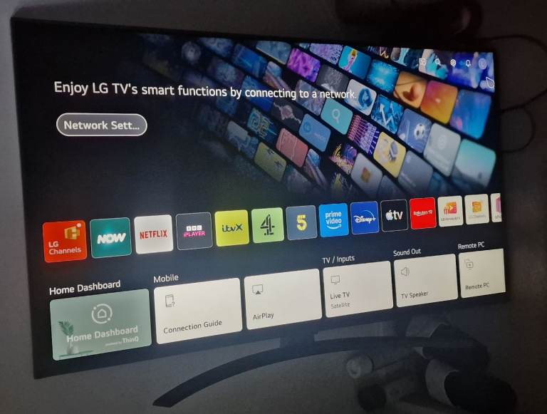 LG 50" 4k smart tv
