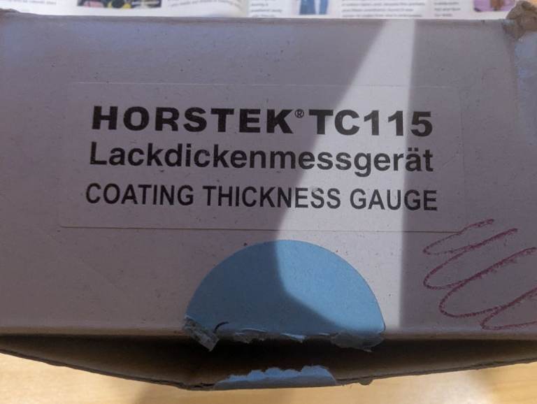 Paint thickness gauge 