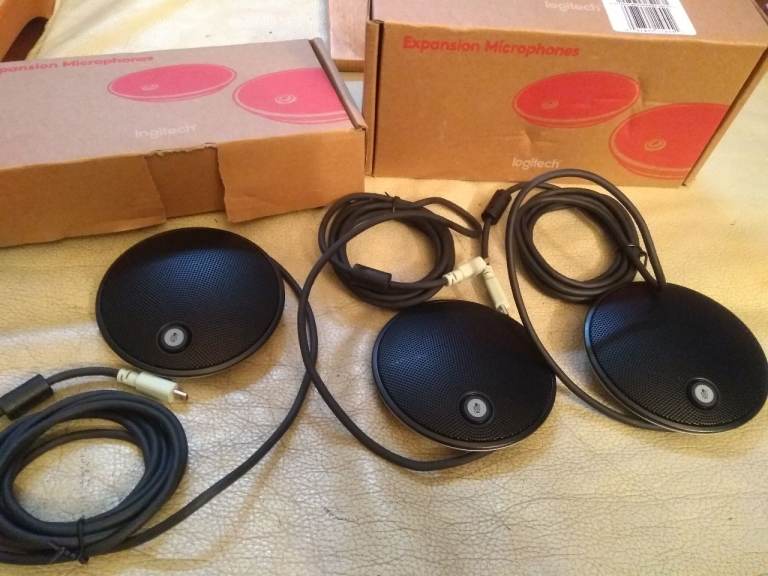 LOGITECH GROUP EXPANSION MICROPHONES X 3 -desk mic- group mic