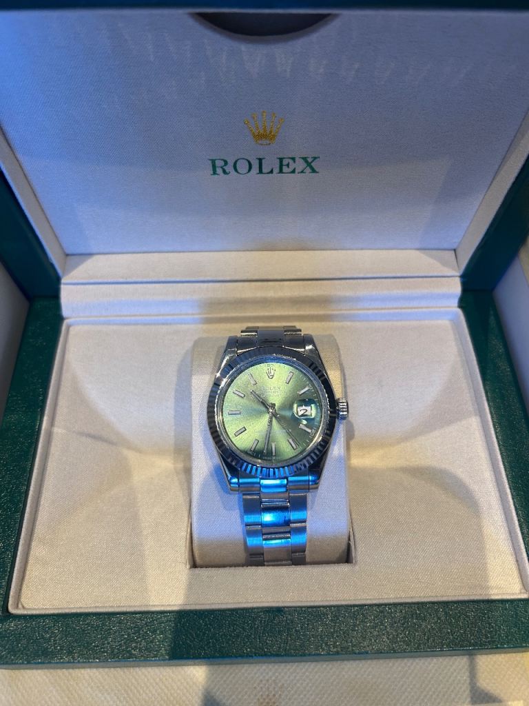 Mod Watch 41mm - Mint green dial - Oyster Bracelet 