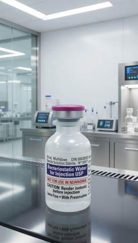 pfizer hospira bac water Bacteriostatic  30 mL  Peptide Test free preparation of distilled water for injection Bacteriostatic Water for Injection USP