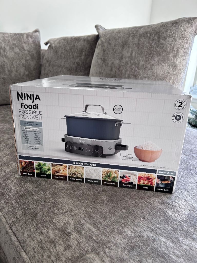 Ninja foodie possible slow cooker new boxed rrp £120 food kitchen 