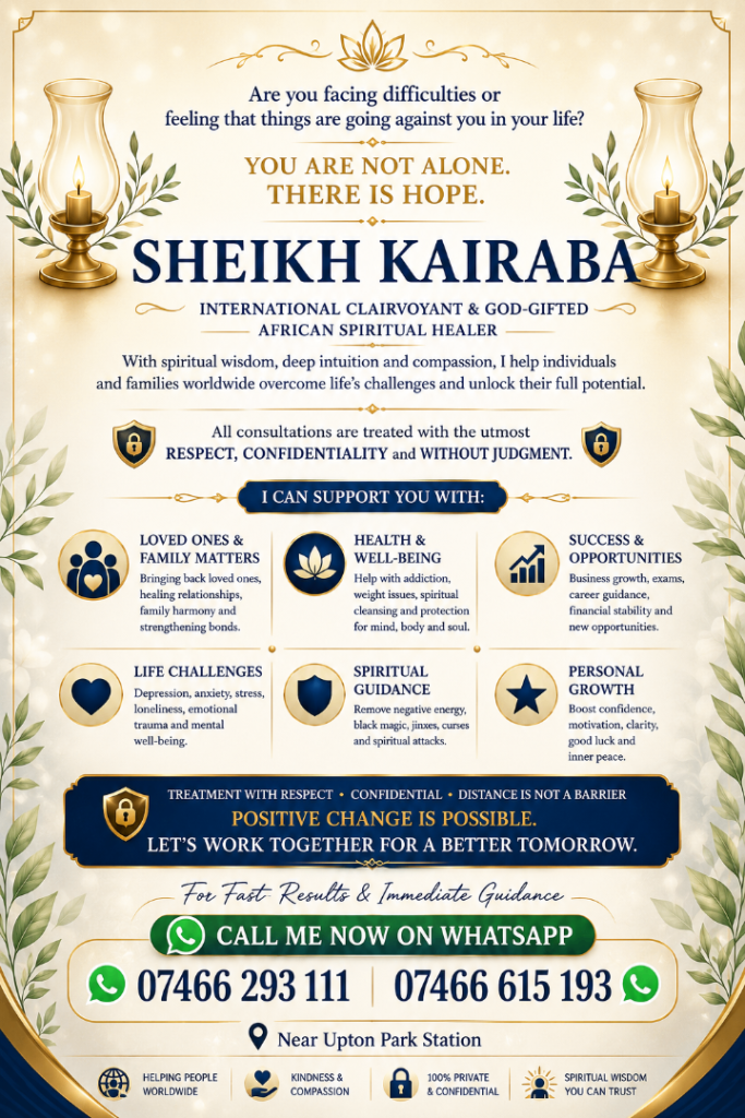 Sheikh Karamba - Spiritual Healer, Vibrational Frequency Matching