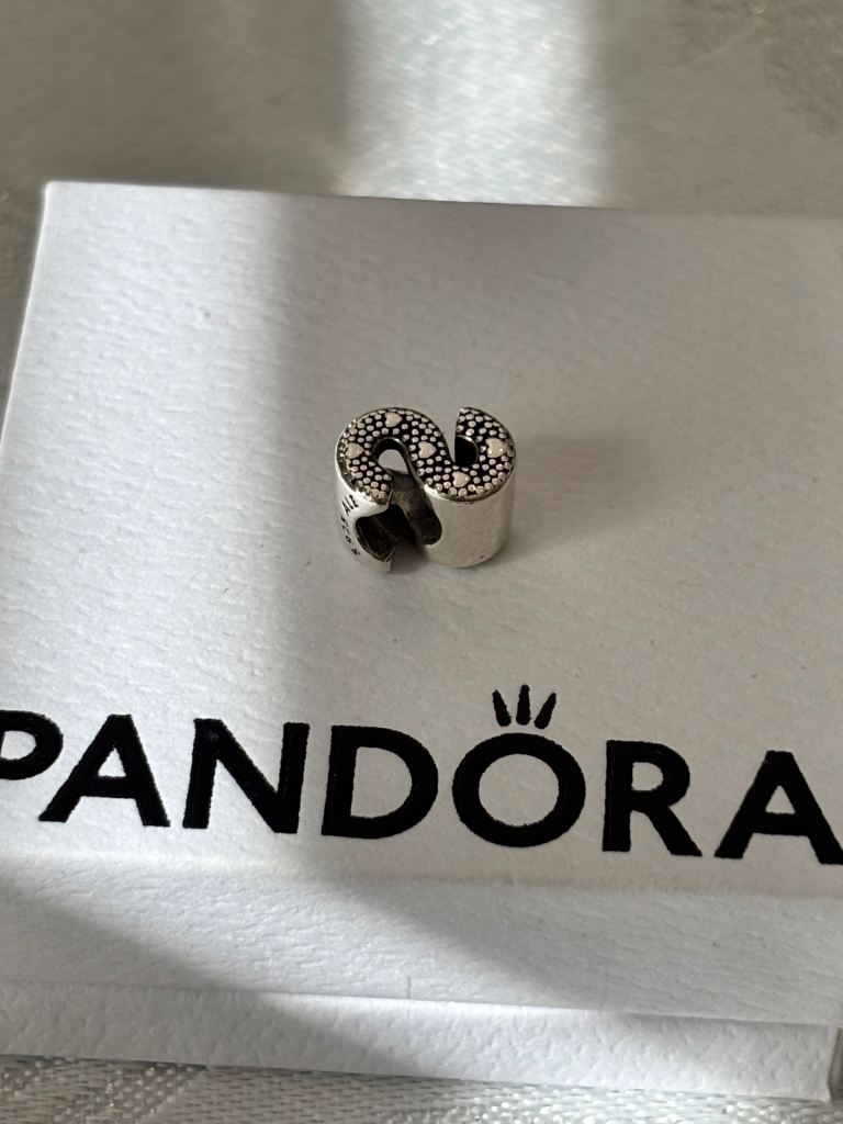 Pandora Silver Letter S Alphabet Charm