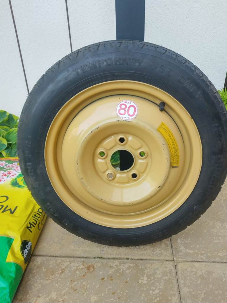 Spare temporary wheel