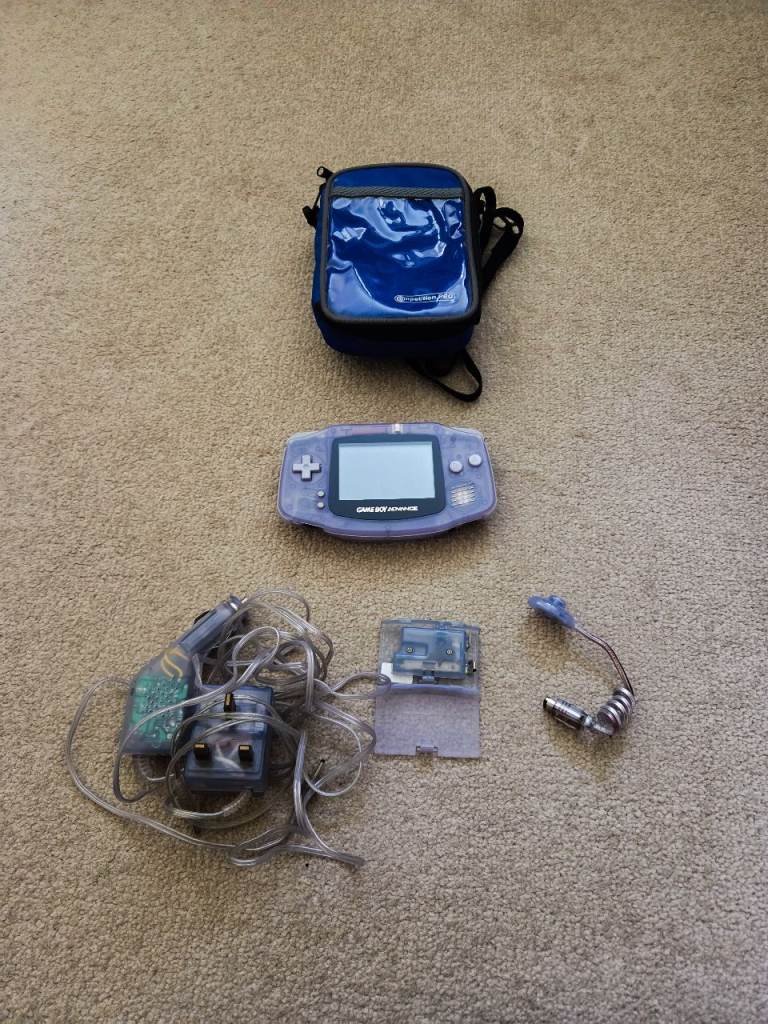 Nintendo Game Boy Advance with Carry Case and Accessories