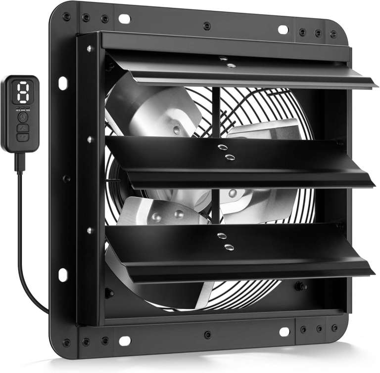 250mm Shutter Exhaust Fan with EC Motor Wall Mounted Extractor Fan Rust-resistant