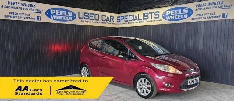 2008 58 FORD FIESTA 1.4 ZETEC HATCHBACK 3DR PETROL MANUAL (94 BHP)
