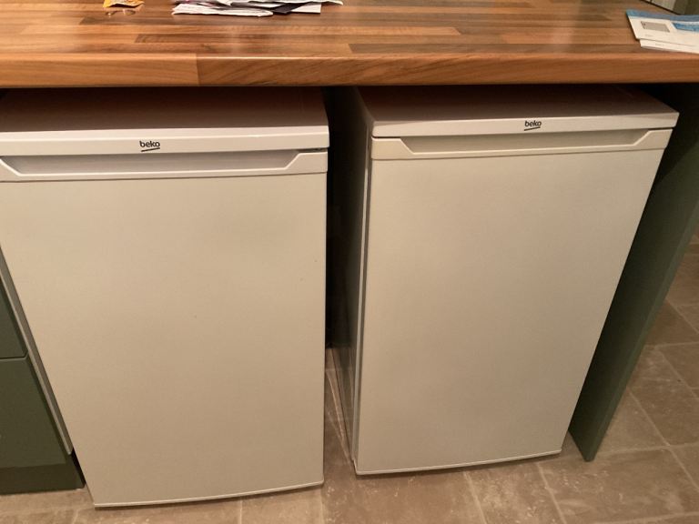 Under counter fridge and freezer