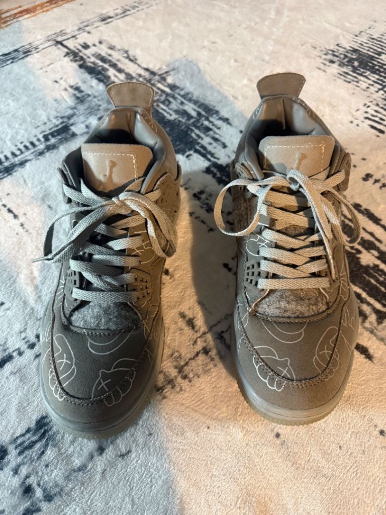 Nike Air Jordan 4’s Grey Limited Edition 