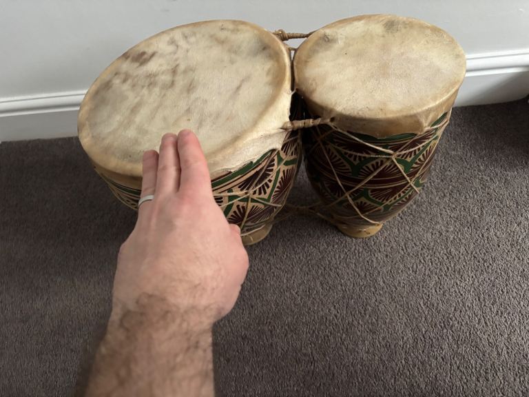 Ceramic bongos