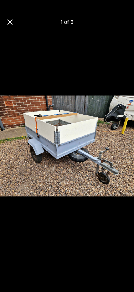 4x3 steel trailer