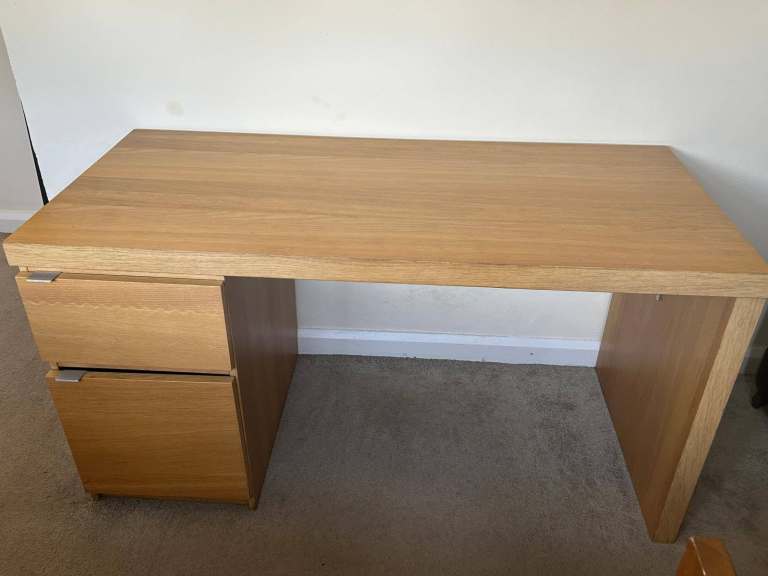 Office Desk with Drawer & Cupboard Study Computer 4