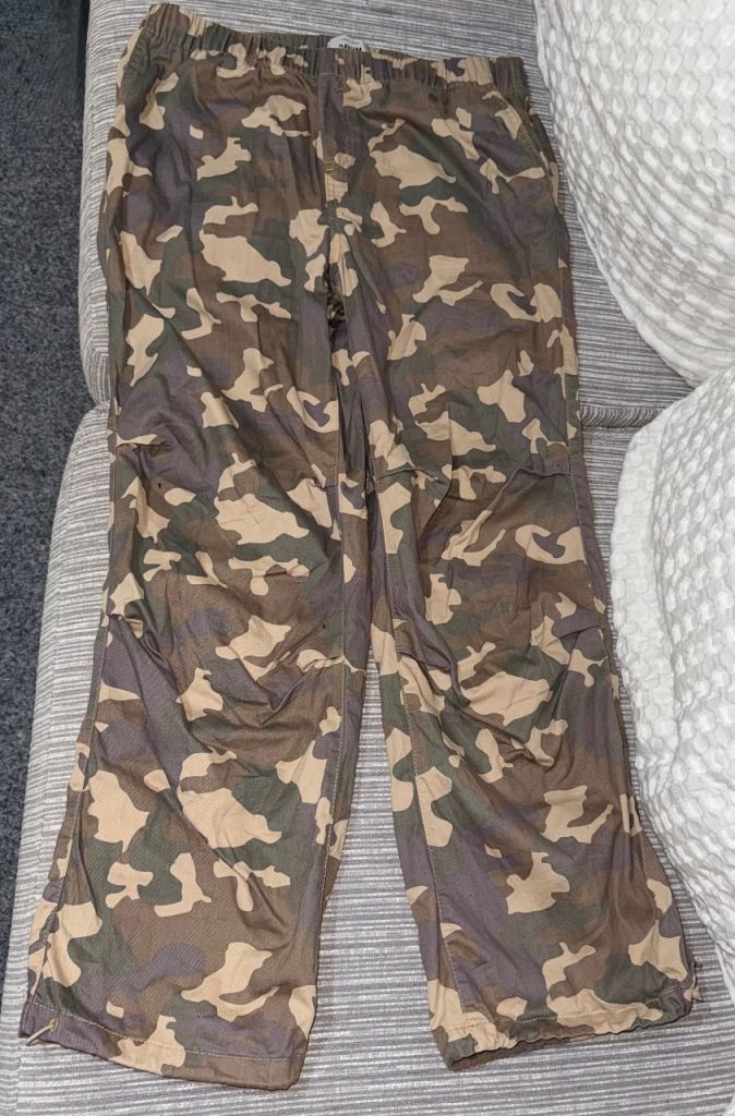 image for Women’s new look camouflage trousers, size 18