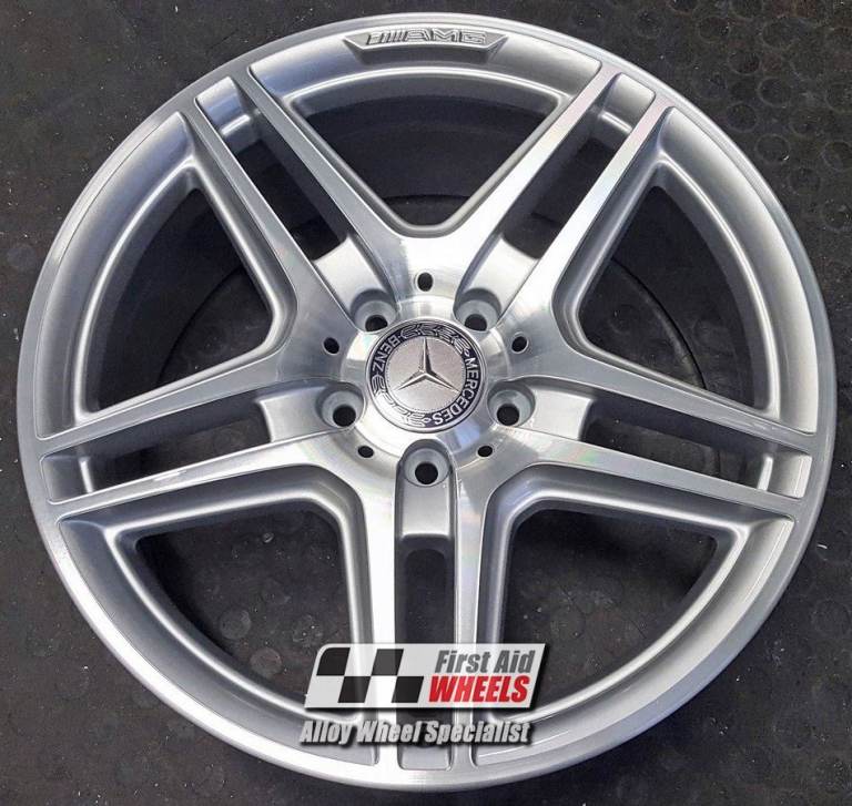 MERCEDES C CLASS W204 1x 18" GENUINE AMG DIAMOND CUT REAR ALLOY WHEEL S121DCSR