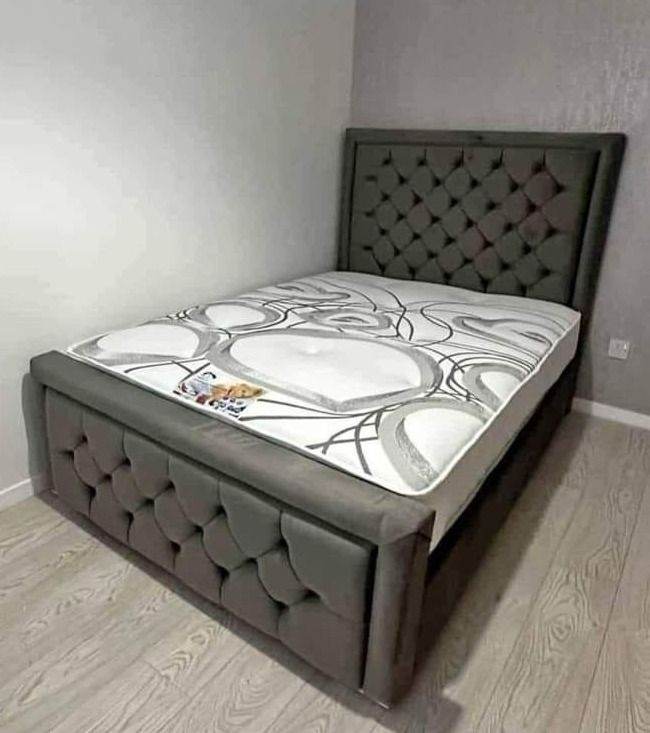 FLASH SALE || Heaven Hilton Bed Frame - Double & King Size With Optional Mattress || LIMITED STOCK