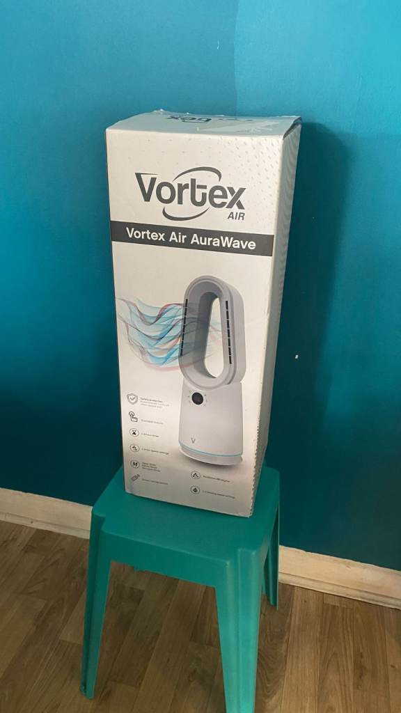 Vortex AirTM AuraWave Fan Hot + Cool with Remote