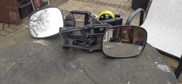  PAIR OF CARAVAN TOWING MIRRORS