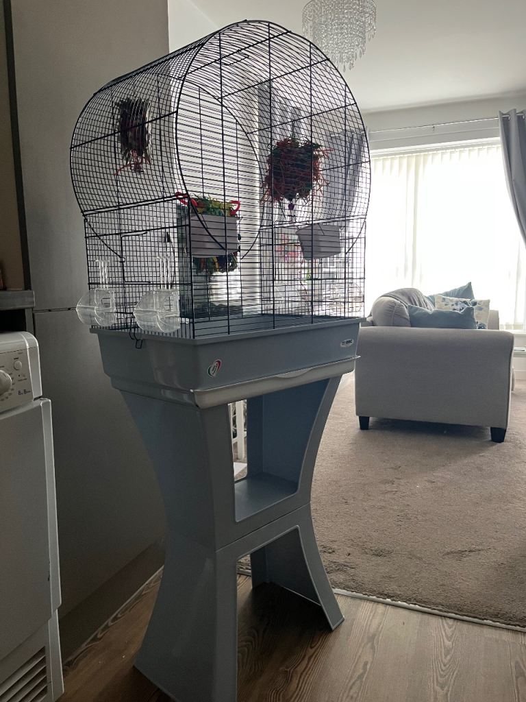 Budgie cage with stand 