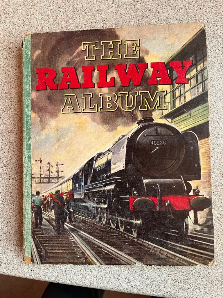Vintage 'The Railway Album' Book - Fair Condition, Collectible