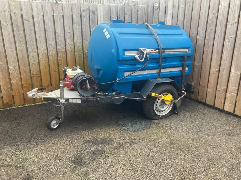 Water Bowser with attached Power Washer