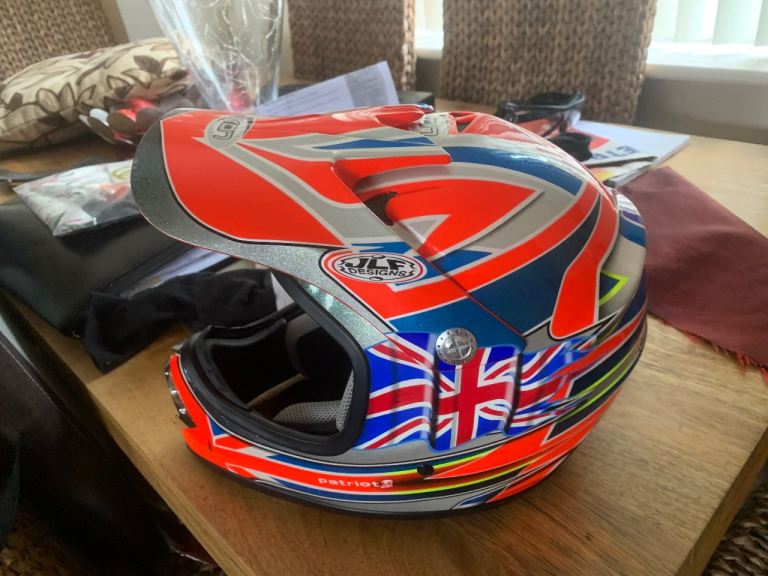 Unreal Metal flake jlf design kids Helmet