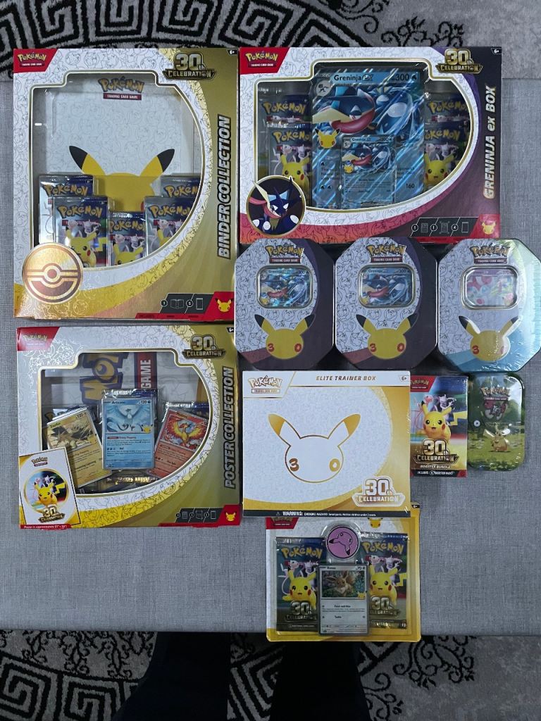 Pokemon 30th anniversary stock, £700.00 for Sale in Ipswich, Suffolk ...