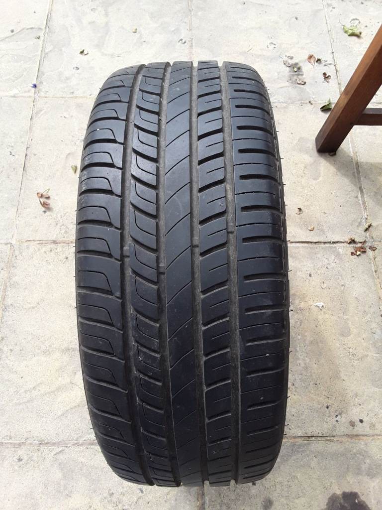 Tyre on Alloy wheel