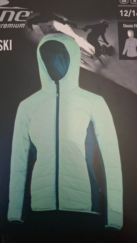 Crane Premium Ladies Ski Jacket – Green, New with Tags. Size 12-14 