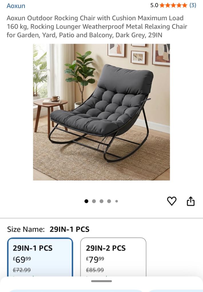 Garden Rocking chair 