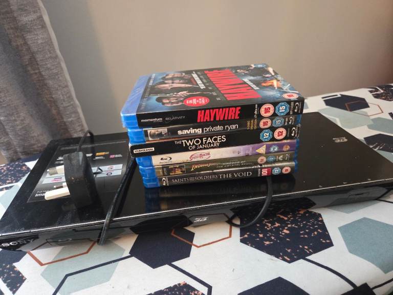 Blu ray player and blu ray dvds