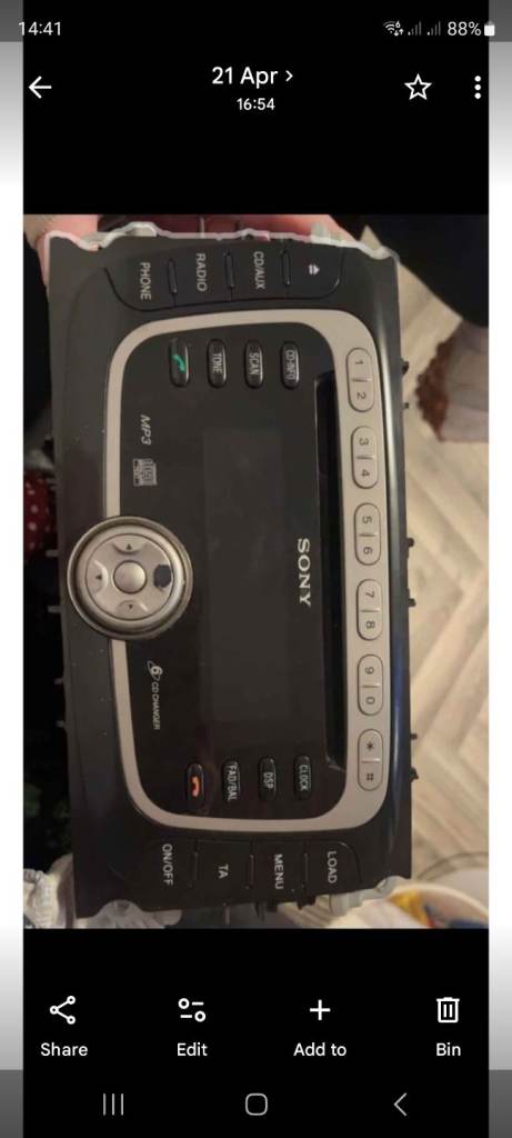 Car stereo ford 