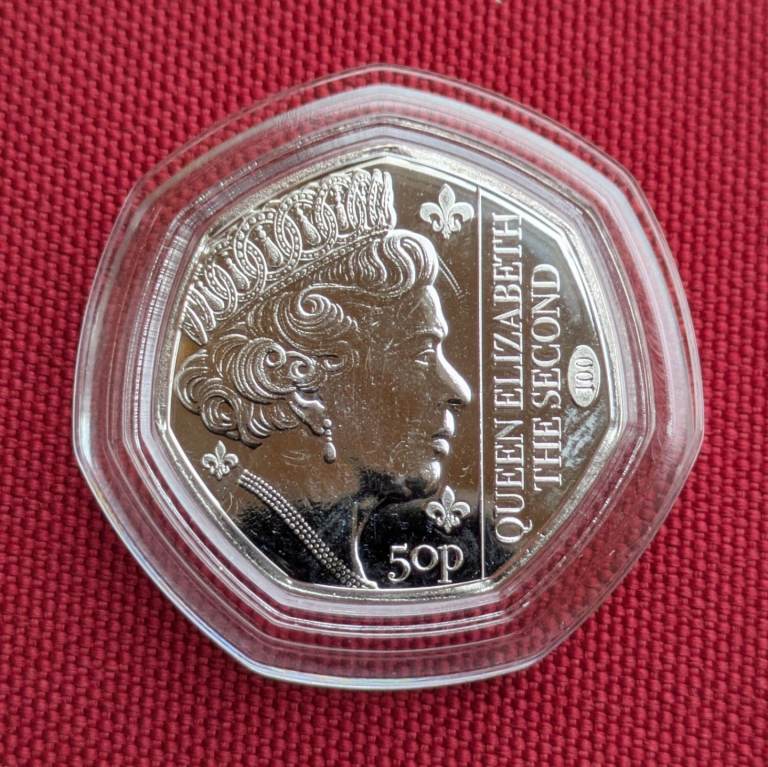 ♥NEW♥ 50p 2026 - QEII 100th Anniversary of Birth coin