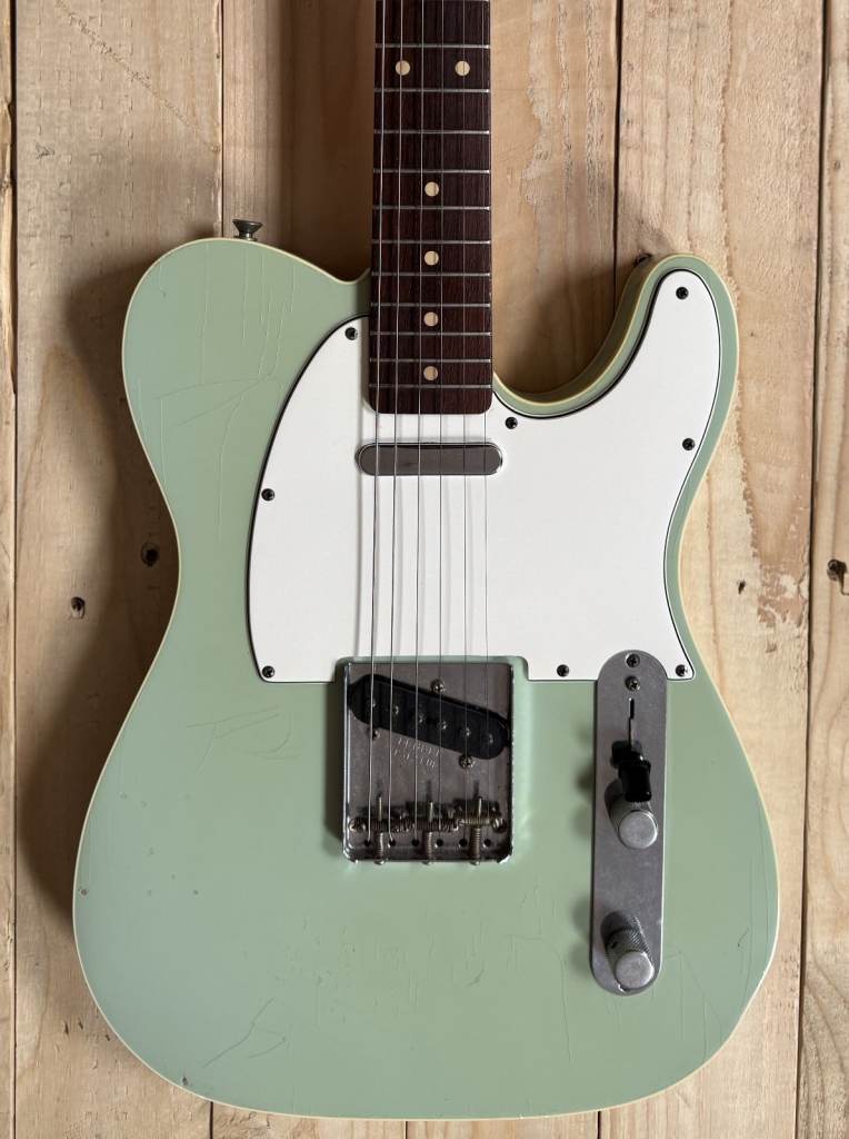 2005 Fender Custom Shop ’60 Telecaster Custom Relic – Aged Sonic Blue/Seafoam Green