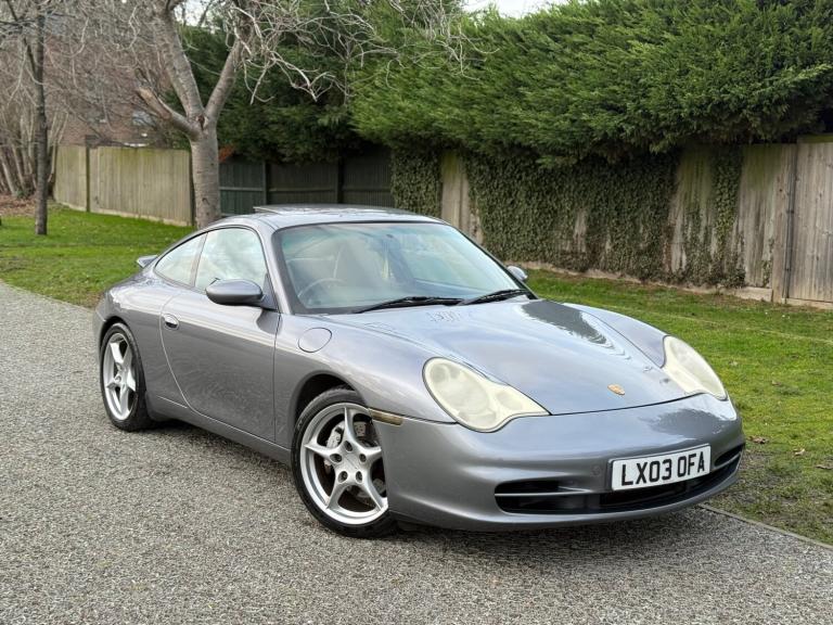 2003 [03] PORSCHE 911 CARRERA 4 3.6 PETROL TIPTRONIC S COUPE GREY AWD ULEZ FSH