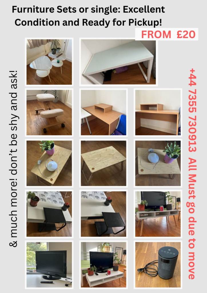 A whole bedroom and livingroom furniture for sale due move out!