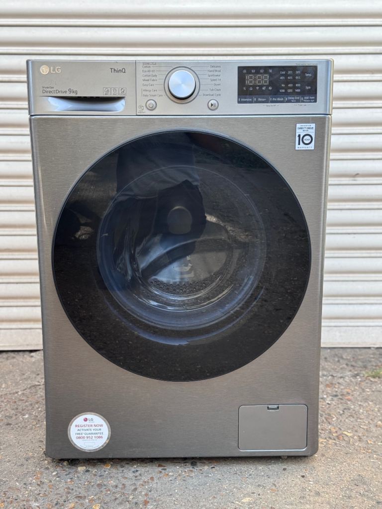 LG ThinQ 9kg Washing Machine 1400rpm 3 months warranty 